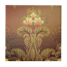 Nouveau floral vitoriano frieze elegante