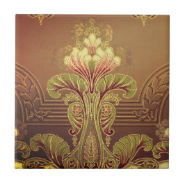 Nouveau floral vitoriano frieze elegante