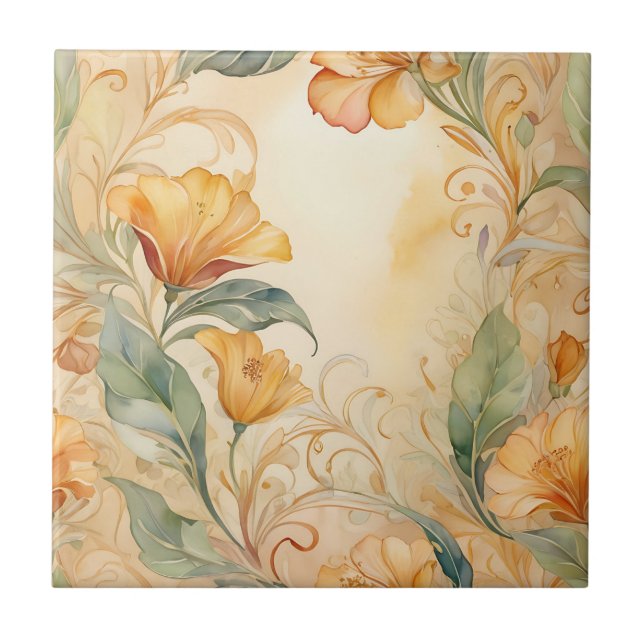 Nouveau quente com Delicate Floral (Frente)