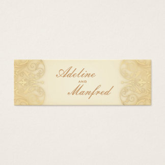 Nouveau Victorian Pale Dourado Site de Casamento d