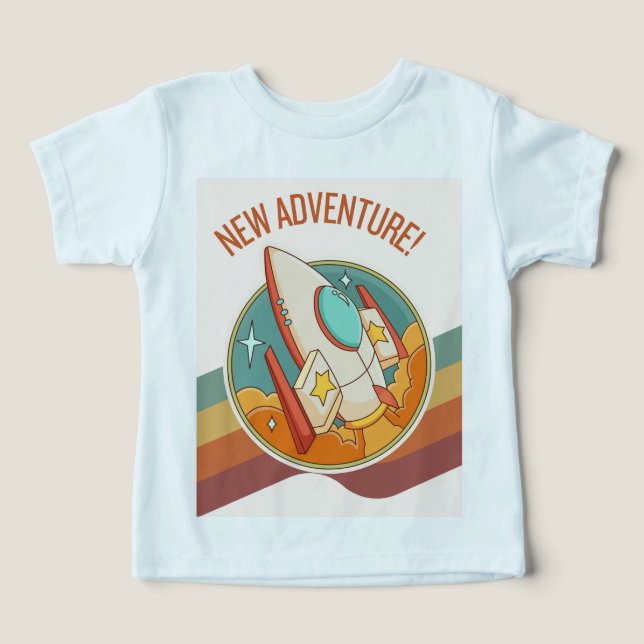 nova aventura em foguetes (Design frontal)