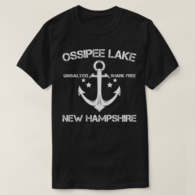 NOVA CAMISA DE HAMPSHIRE, CAMPO DE PESCA ENGRAÇADO (Frente do Design)