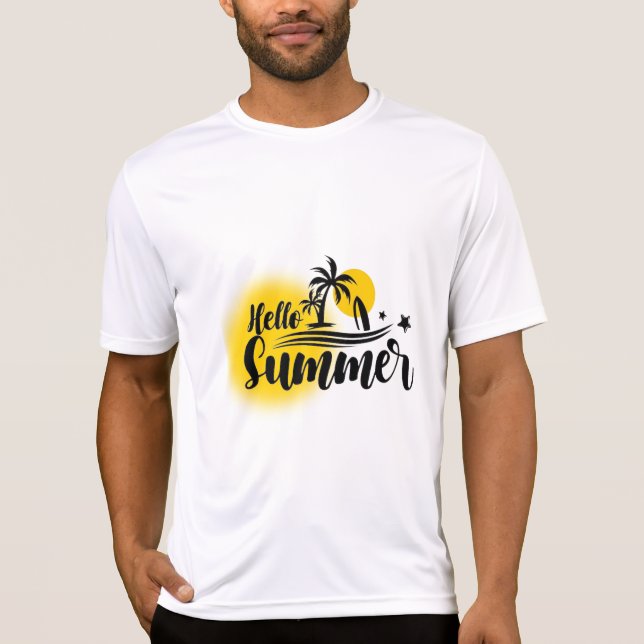 nova camiseta de verão da design (Frente)