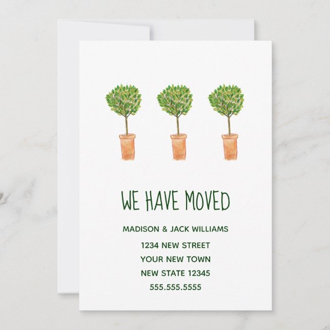 Nova Casa | Mudança de endereço | Anúncio de mudan (Frente)