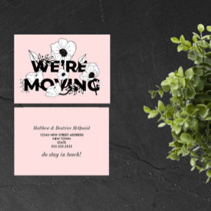 Nova Casa   Mudança de endereço   Floral rosa