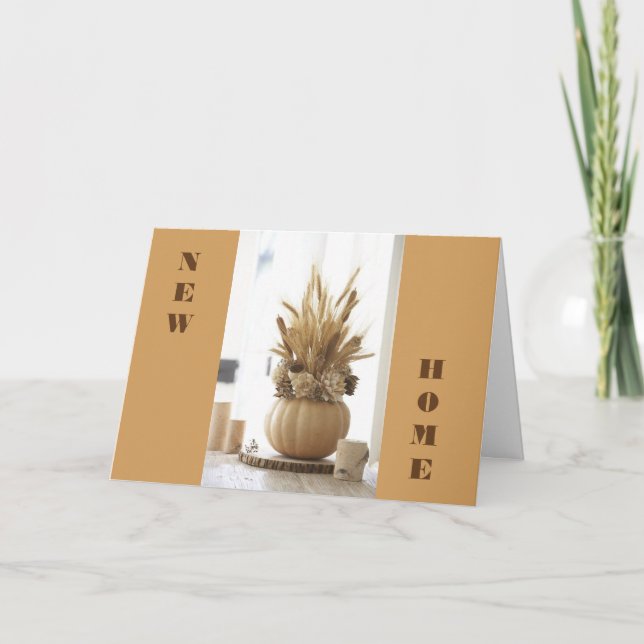 NOVA CASA, NOVOS SONHOS, NOVO CARTÃO DOMÉSTICO DE  (Frente)