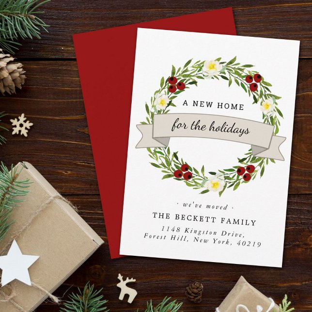 Nova Casa Para Férias | Anúncio de mudança (Criador carregado)