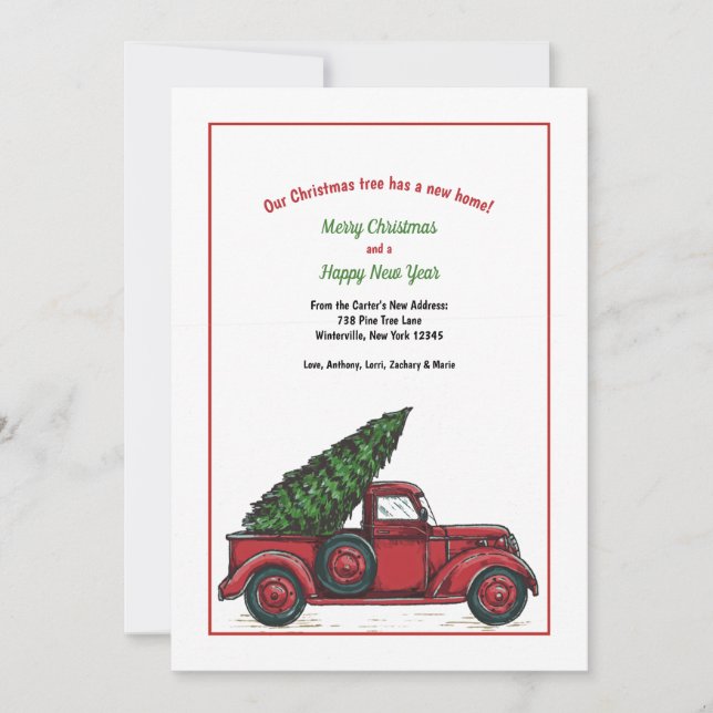 Nova casa para o cartão de Natal (Frente)