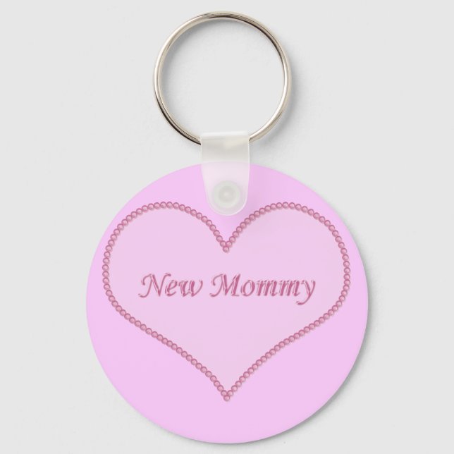 Nova Chaveiro de Mamãe, rosa (Frente)