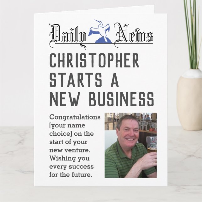 Nova empresa - Iniciando novo Cartão de visita (Frente)