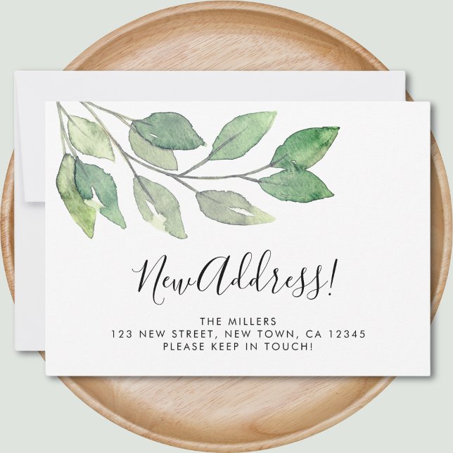 Nova Endereço Vegetação Mudança Anúncio (Criador carregado)