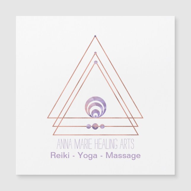 Nova Era Espiritual e Cartão Magnético Metafísico (Frente)