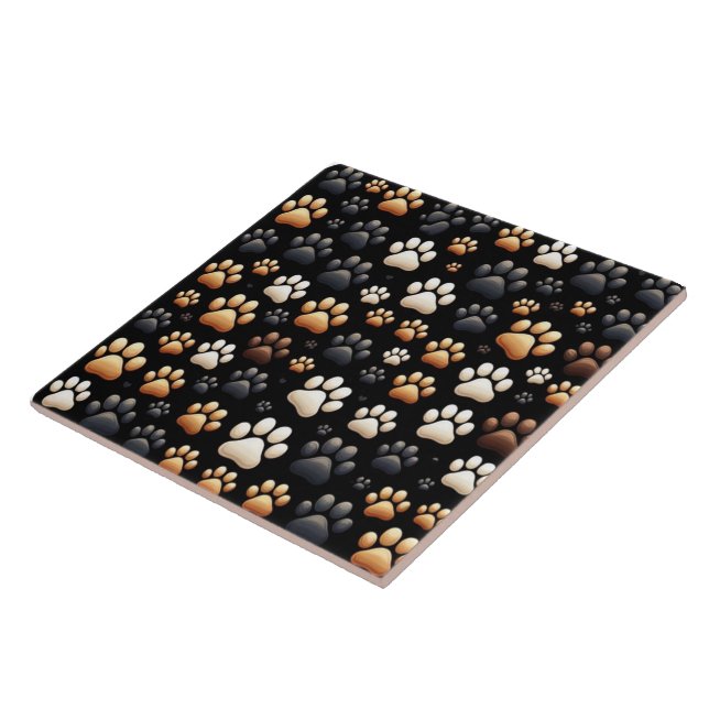 Nova forma com impressão de pata canina (Lateral)