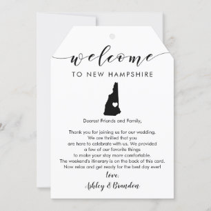 Nova Hampshire Wedding - Letra Itinerary