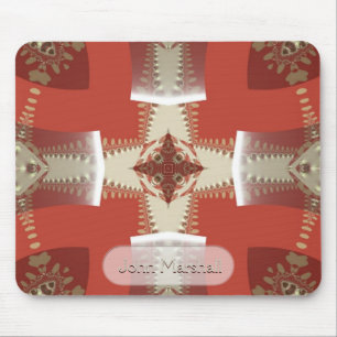 Nova Idade da Arte Medieval com Nome Mousepad