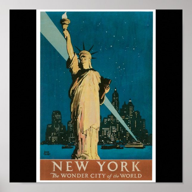 Nova Iorque: A Cidade Maravilha do Poster Mundial (Frente)