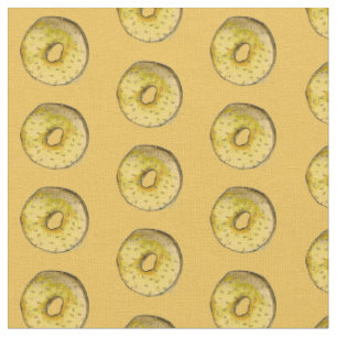 Nova Iorque Bagel Sesame Seed Bagels Foodie Tecido