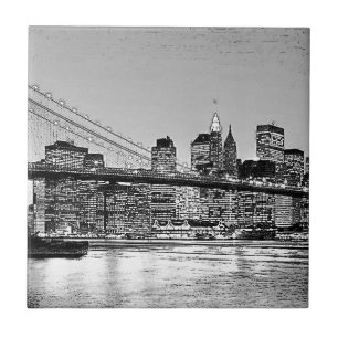 Nova Iorque da ponte de Brooklyn