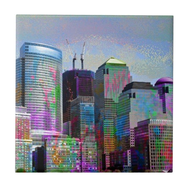 Nova Iorque de aquarelas do grafite legal (Frente)