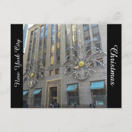 Nova Iorque decorada para o cartão do Natal