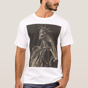 Nova Iorque Estátua da Camiseta Gráfica da Liberda