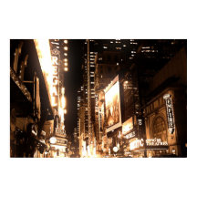Nova Iorque luzes poster