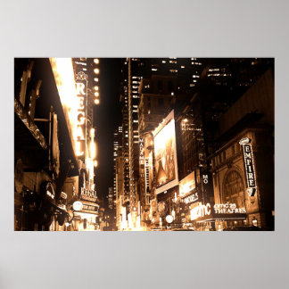 Nova Iorque luzes poster