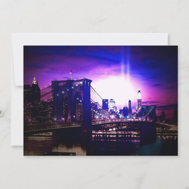 Nova Iorque no Convite à Noite (Frente)