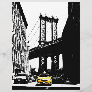 Nova Iorque Nyc Yellow Taxi Pop Art