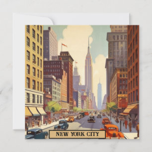 Nova Iorque Poster viagens vintage