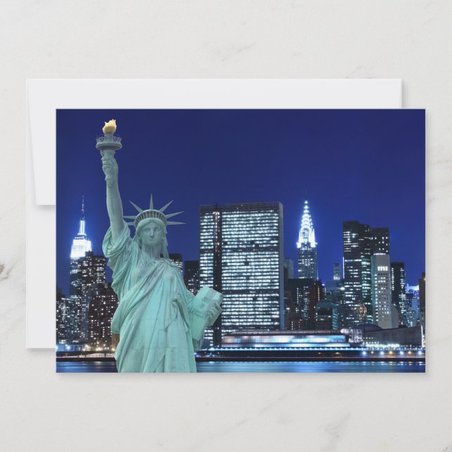 Nova Iorque skyline no Night Lights, Midtown Man (Frente)