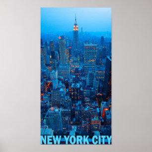 Nova Iorque Skyline Poster (Empire State)