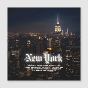 Nova Iorque Skyline Poster Modelo