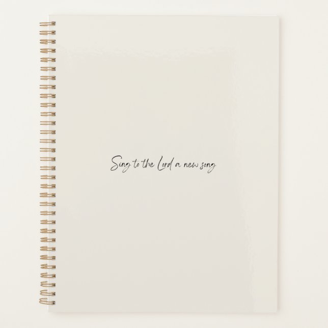 Nova Música - Planejador (Frente)