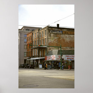 Nova Orleães, bairro francês, poster da opinião