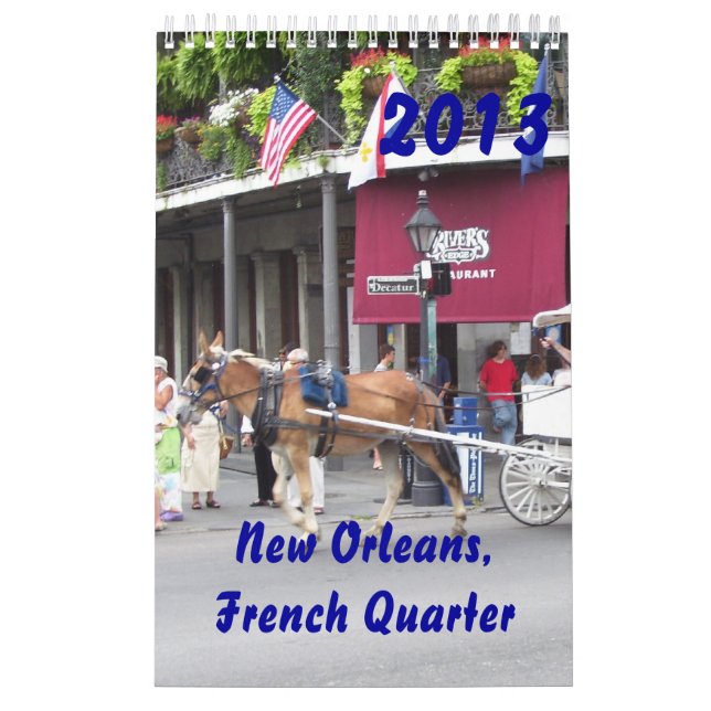 Nova Orleans, Calendário do Trimestre de 2013 (Capa)