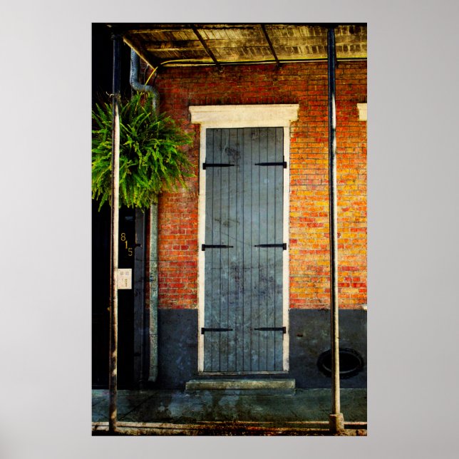 Nova Orleans Door Poster (Frente)