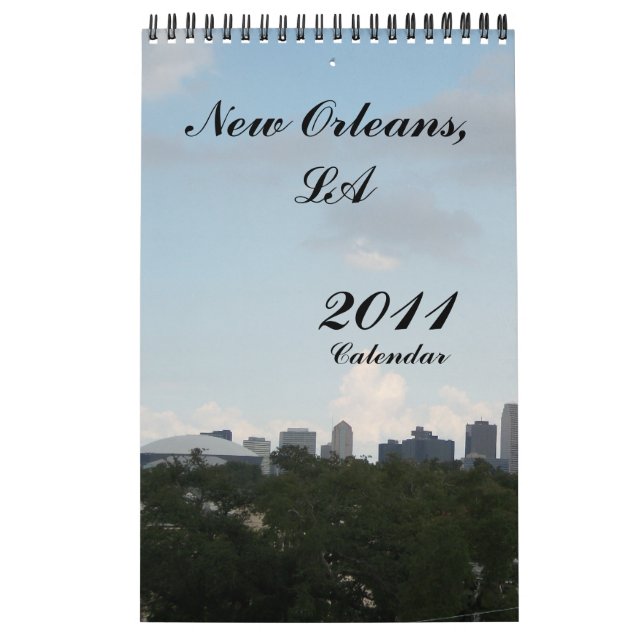 Nova Orleans, LA, 2011, Calendário (Capa)