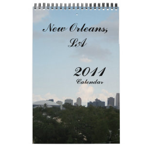 Nova Orleans, LA, 2011, Calendário