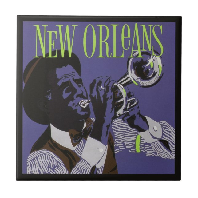 Nova Orleans Music azulejos (Frente)