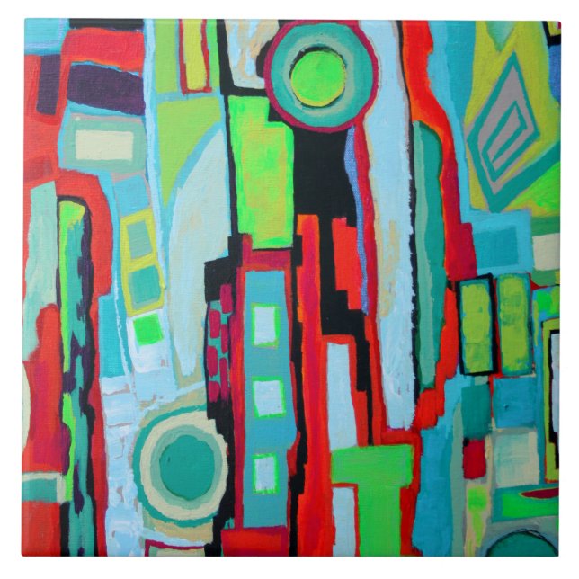 Nova Orleans Street 6 x 6 Azulejo cerâmico (Frente)