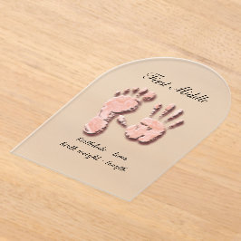 Nova pegada de Criança