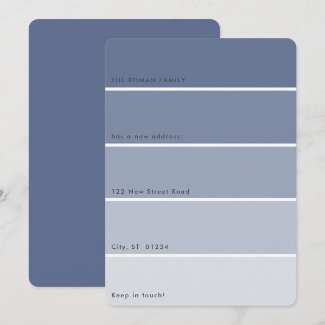 Nova pintura em movimento Anúncio Pinta Azul (Frente/Verso)