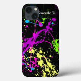 Nova pintura retrógrada com pintura neon a preto