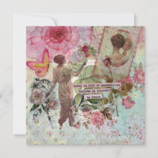 Nova placa de saudação plana