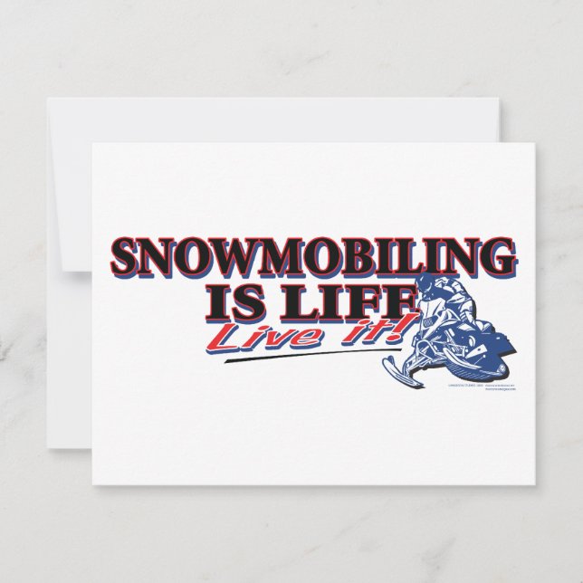 NOVA SNOWMOBILING-IS-LIFE (Frente)