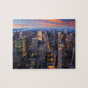 Nova York na Night Quebra-cabeça