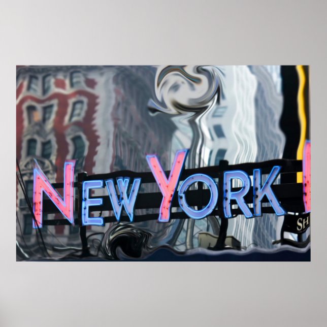 Nova York neon Poster (Frente)