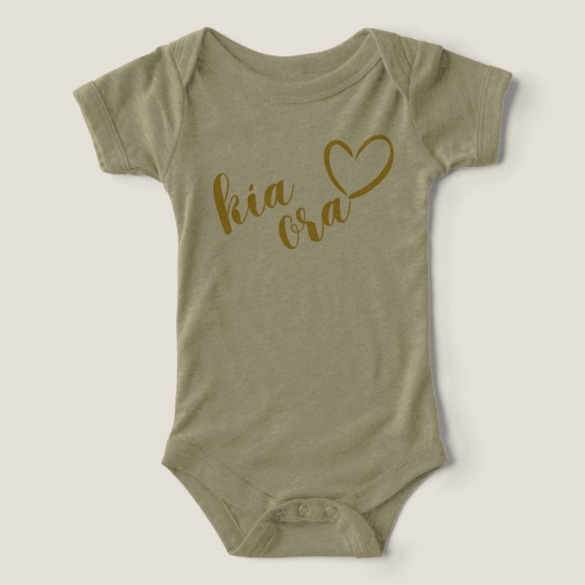 NOVA ZEALAND KIA ORA MAORI DOURADO SCRIPT NOME NZ (Design frontal)