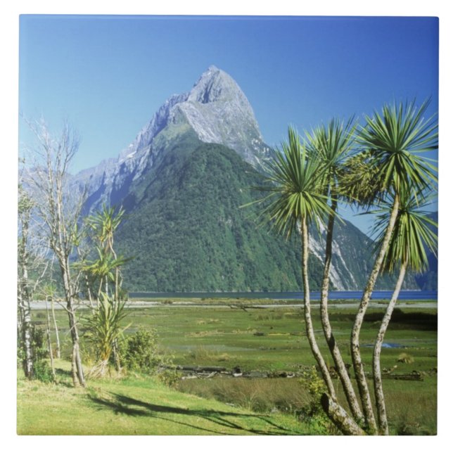 Nova Zelândia, Ilha do Sul, Miter Peak, (Frente)